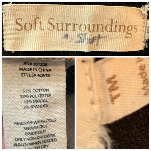 Soft Surroundings Women's High Rise Classic Pull On Ultimate Slim Jeans Medium - Picture 7 of 8